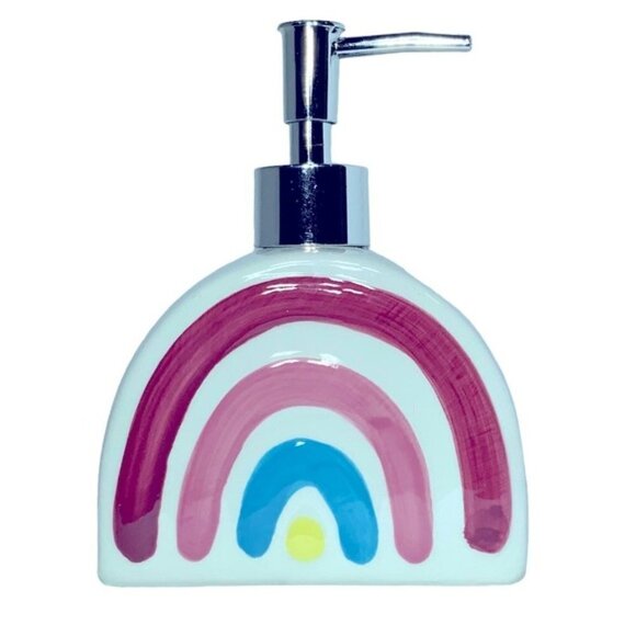 Matt & Maddie Rainbow Soap Dispenser Midnight Unicorn Ceramic Collection Any Age - Picture 5 of 16